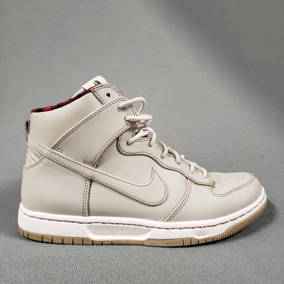 Nike Dunk Ultra High ‘String’ 2016 845055-201 M7.5/W9 Gray Plaid Swoosh - Picture 2 of 10